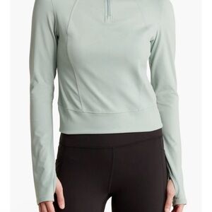 YOGALICIOUS Lux Crosstrain Half Zip Jacket XS ICEBERG GREEN
